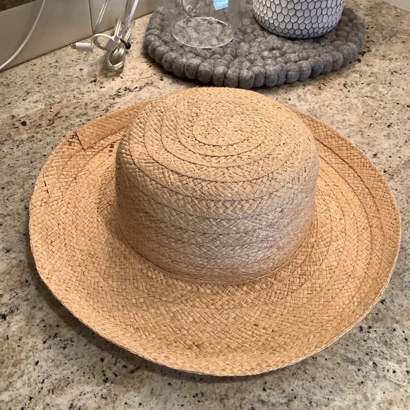 Flora Bella Tan Straw Hat - Picture 1 of 4